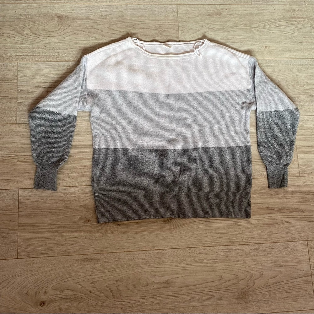 Garage stripped sweater
